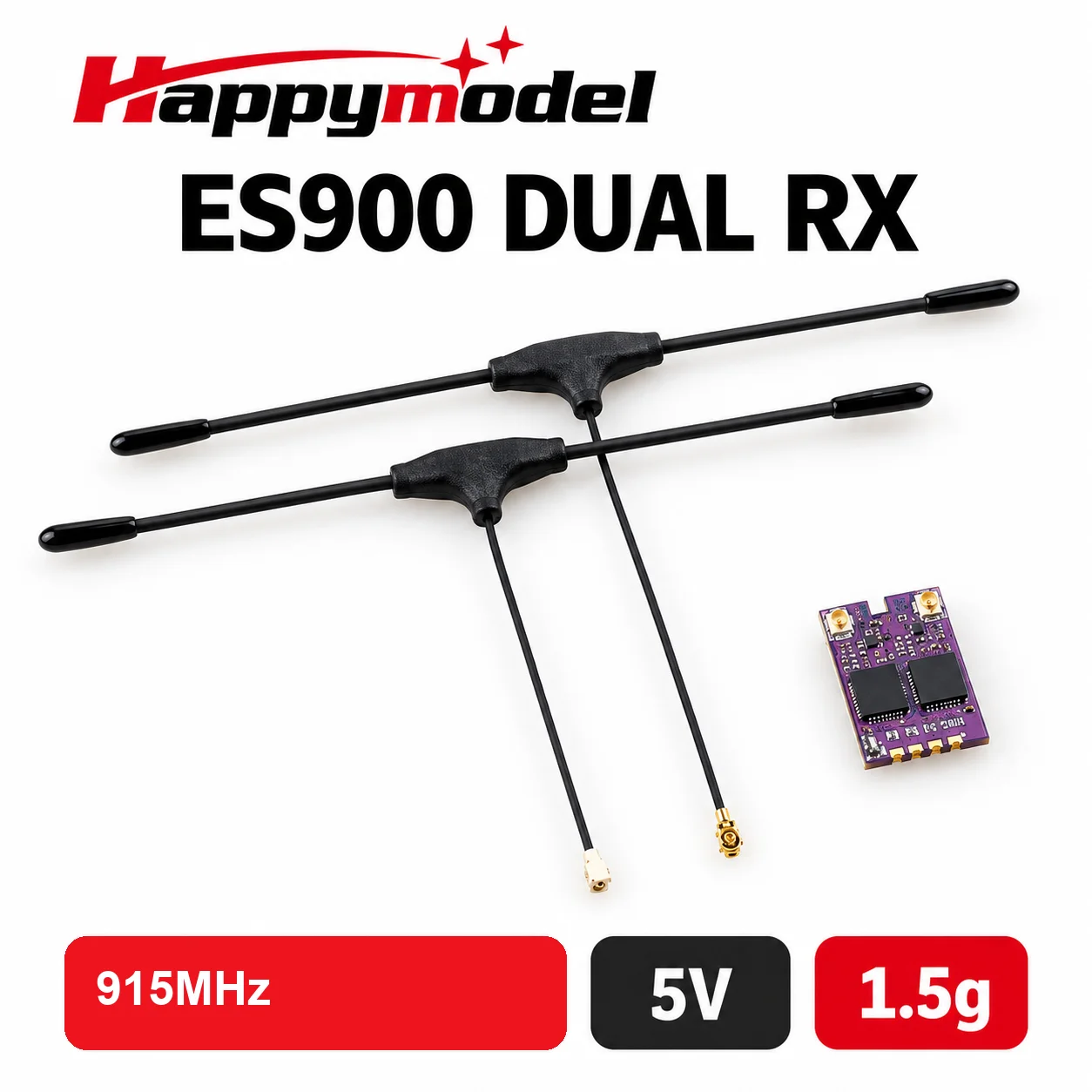HappyModel ES900 DUAL RX ELRS  - огляд і ціна Drone Kit Long Range