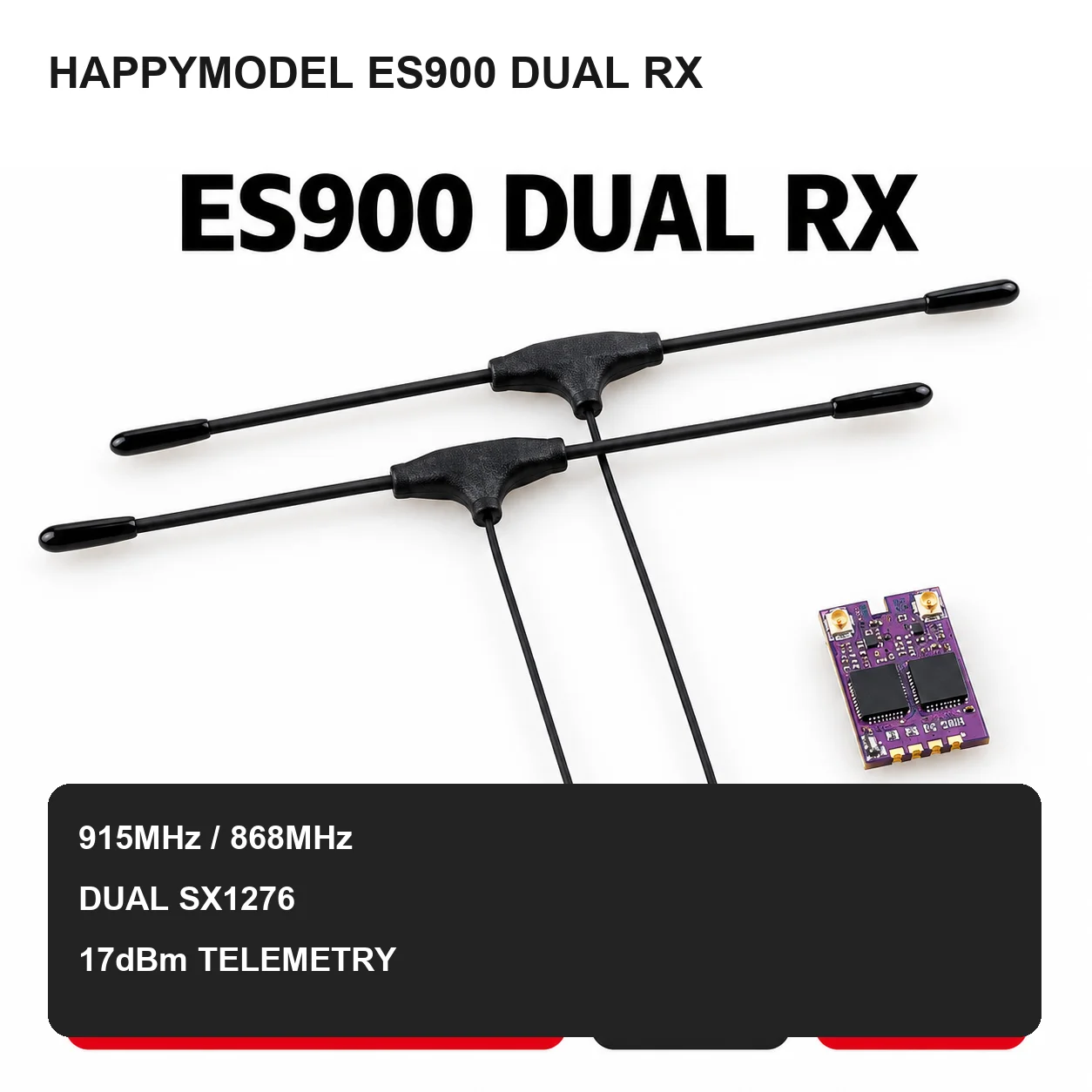 HappyModel ES900 DUAL RX ELRS  - огляд і ціна Drone Kit Long Range