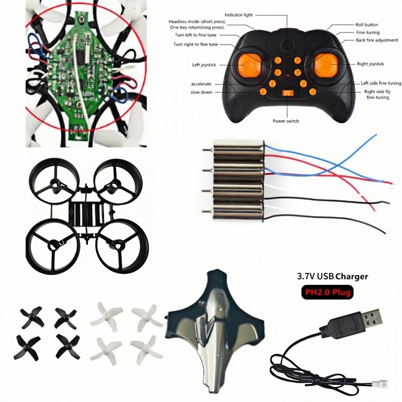 Complete DIY Drone Kit 2.4G 6A - огляд і ціна Drone Kit Build Yourself